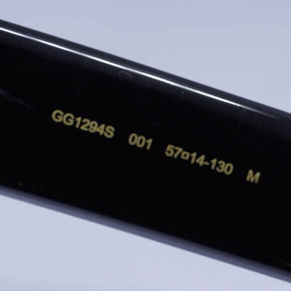 Final Price! Gucci GG1294S 001 Black/Grey Sunglasses - Picture 7 of 11